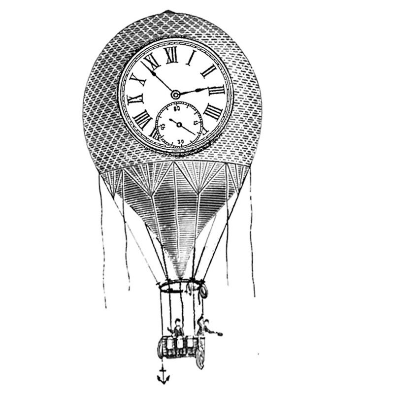 #2614a - Air Balloon - Steampunk/Travel